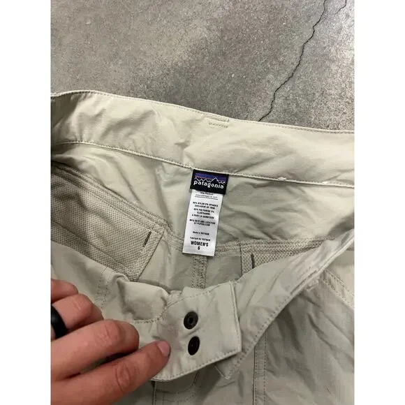 Patagonia Stretch Women's Capri Pants Size 6 Lightweight Yoga Hiking Gym - Picture 4 of 7